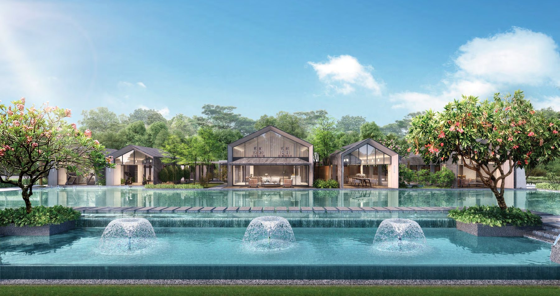 Clubhouse and pool (artist’s impression)